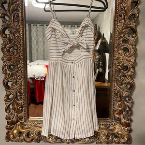 Pinstripe Resort Dress, M